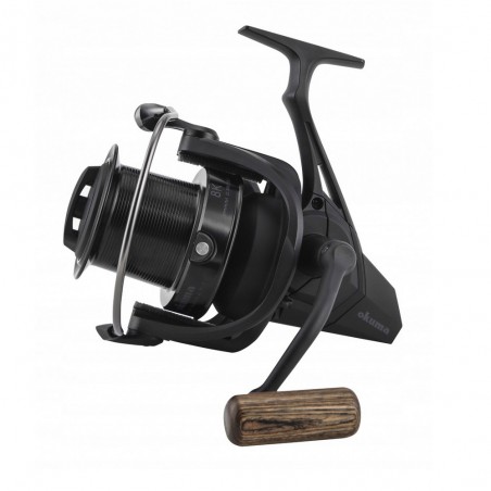Kołowrotek karpiowy Okuma 8K + 450m żyłki Shimano Technium