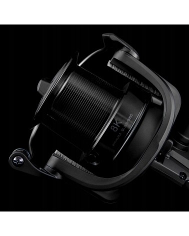Kołowrotek karpiowy Okuma 8K + 450m żyłki Shimano Technium