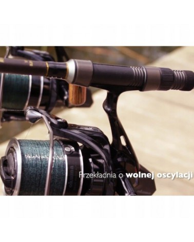 Kołowrotek karpiowy Okuma 8K + 450m żyłki Shimano Technium