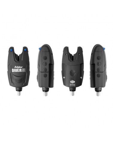 Zestaw Sygnalizatorów Brań Delphin Diver 9v 2+1