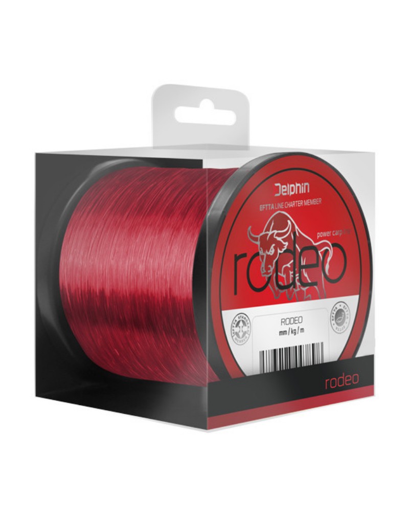 Żyłka Karpiowa Delphin Rodeo 0.30mm 7.7kg 600m Czerwona