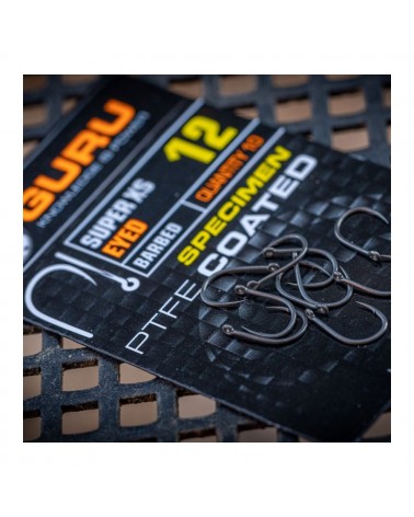 Haczyki Guru Super XS Size 8 Barbed/Eyed 10szt.
