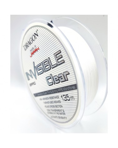Plecionka Dragon Invisible Clear 135m - 0.08mm 6.20kg