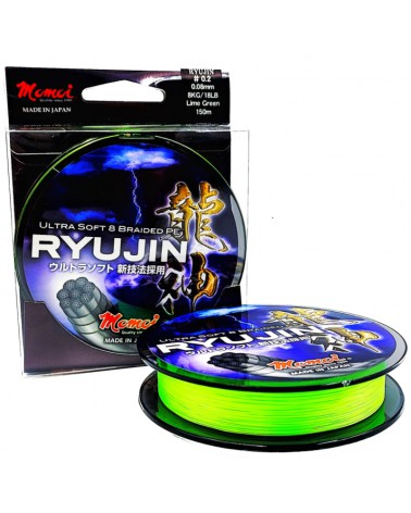 Plecionka Momoi Ryujin Zielona Fluo 150m 0.14mm 11.0kg