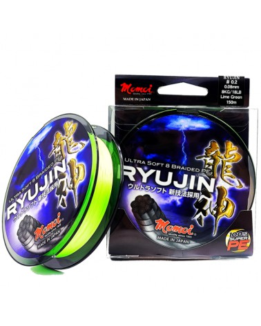 Plecionka Momoi Ryujin Zielona Fluo 150m 0.14mm 11.0kg