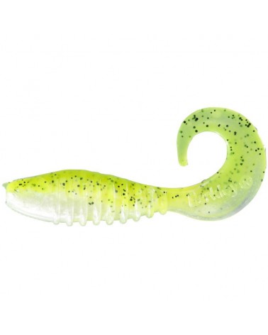 Berkley Flex Grub Shad 3" 7.5cm Chartreuse Shad