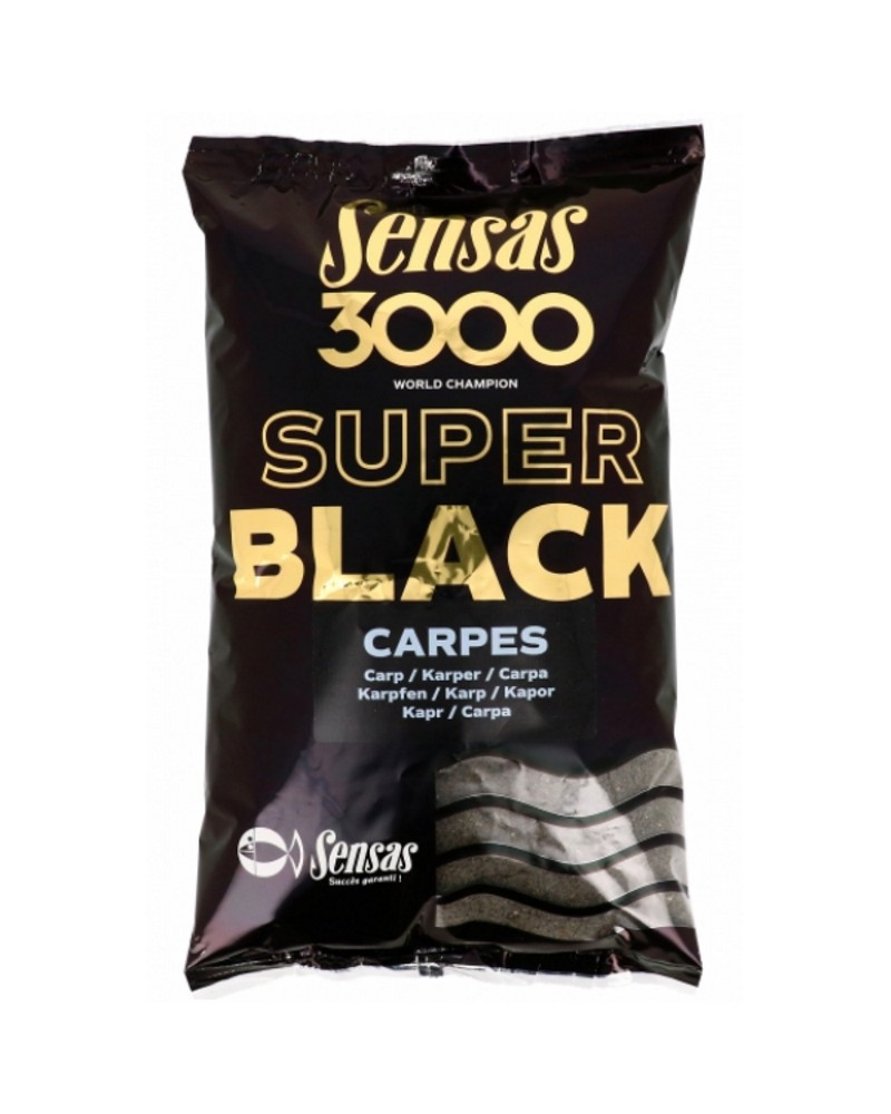 Zanęta zawodnicza Sensas 3000 Super Black Carpes 1kg