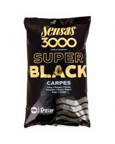 Zanęta zawodnicza Sensas 3000 Super Black Carpes 1kg