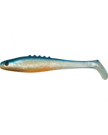 Guma Dragon Ripper Lunatic 3.5" 8.5cm Pearl Blue Silver Glitter Orange 3szt.