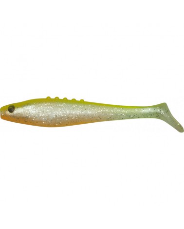 Guma Dragon Ripper Lunatic 3.5" 8.5cm Pearl Yellow Silver Glitter Orange 3szt.