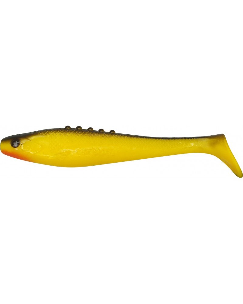 Guma Dragon Ripper Lunatic 3.5" 8.5cm Juicy Peach Yellow Black Red 3szt.