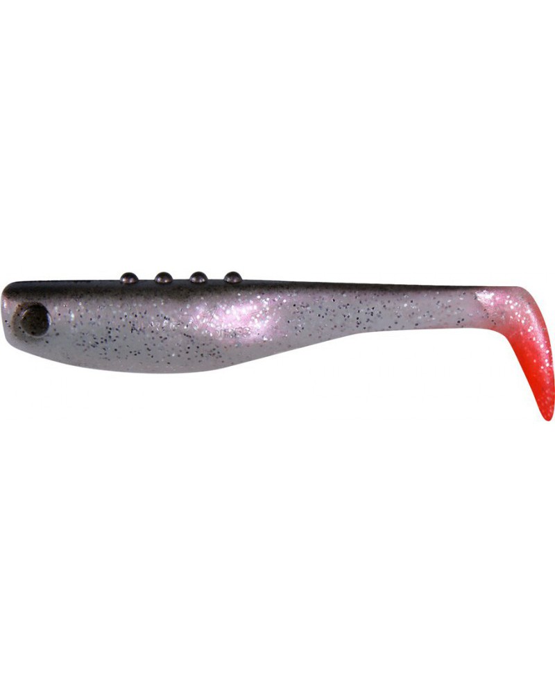 Guma Dragon Ripper Bandit 3.5" 8.5cm Pearl Ps Black Silver Glitter Red Tail 3szt.