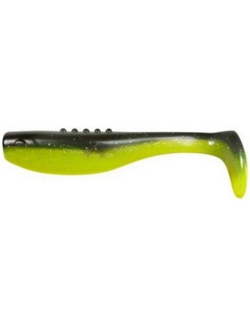Guma Dragon Ripper Bandit 3.5" 8.5cm Chartreuse Black Silver Glitter Box 3szt.