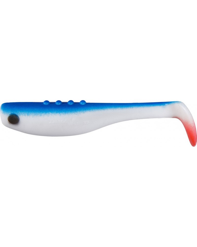 Guma Dragon Ripper Bandit 4" 10cm White Blue Red Tail 3szt.