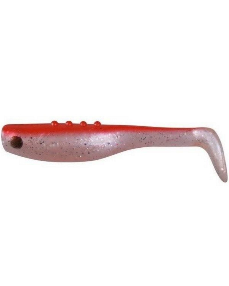 Guma Dragon Ripper Bandit 4" 10cm Pearl Red Silver Glitter 3szt.