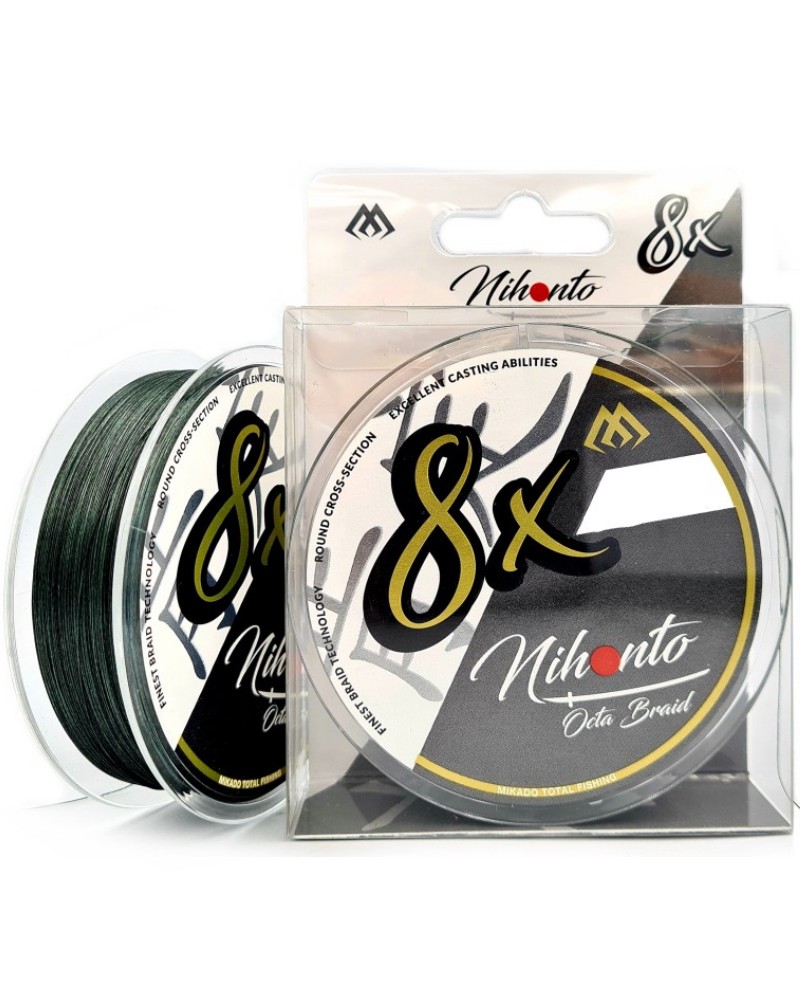 Plecionka Mikado Nihonto Octa Braid Green 150m 0,14mm