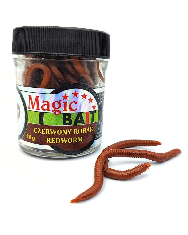 Przynęta Traper Magic Bait Czerwony Robak Dżdżownica