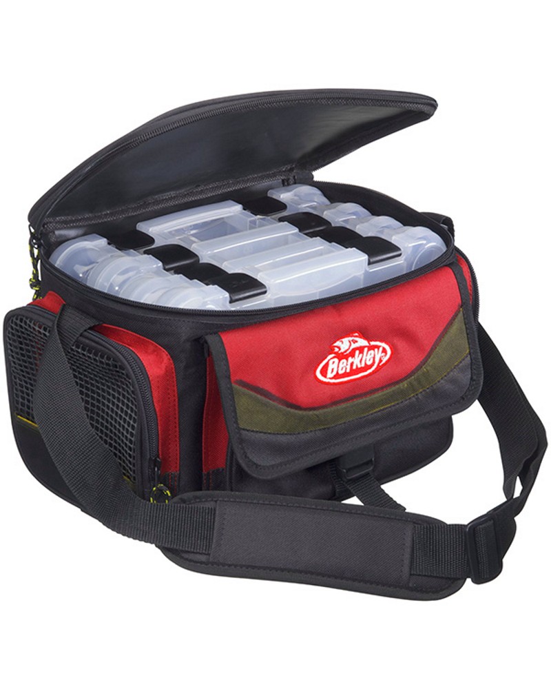 Torba Berkley System Bag Red-Black + 4 Pudełka