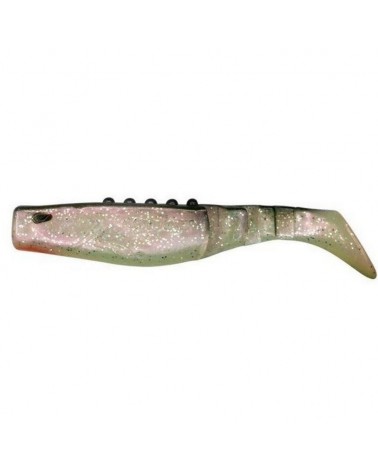Guma Dragon Ripper Phantail 3" 7.5cmPearl Ps Black Silver Glitter Red 4szt.