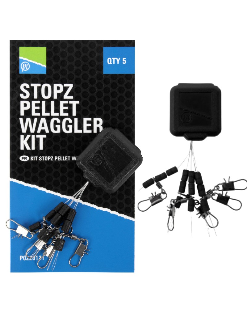 Stopery Z Agrafką Preston Do Spławika Stopz Pellet Waggler Kit