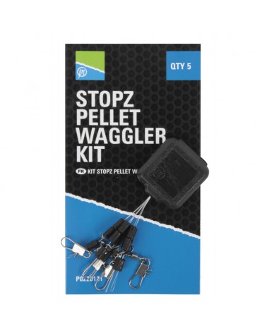 Stopery Z Agrafką Preston Do Spławika Stopz Pellet Waggler Kit