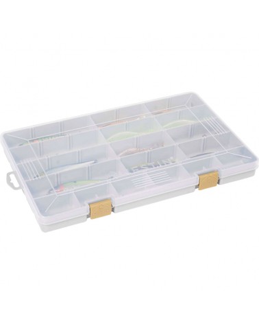 Pudełko Westin Na Przynęty W3 Tackle Box Grey/Clear 35.5x22.5x3.5cm