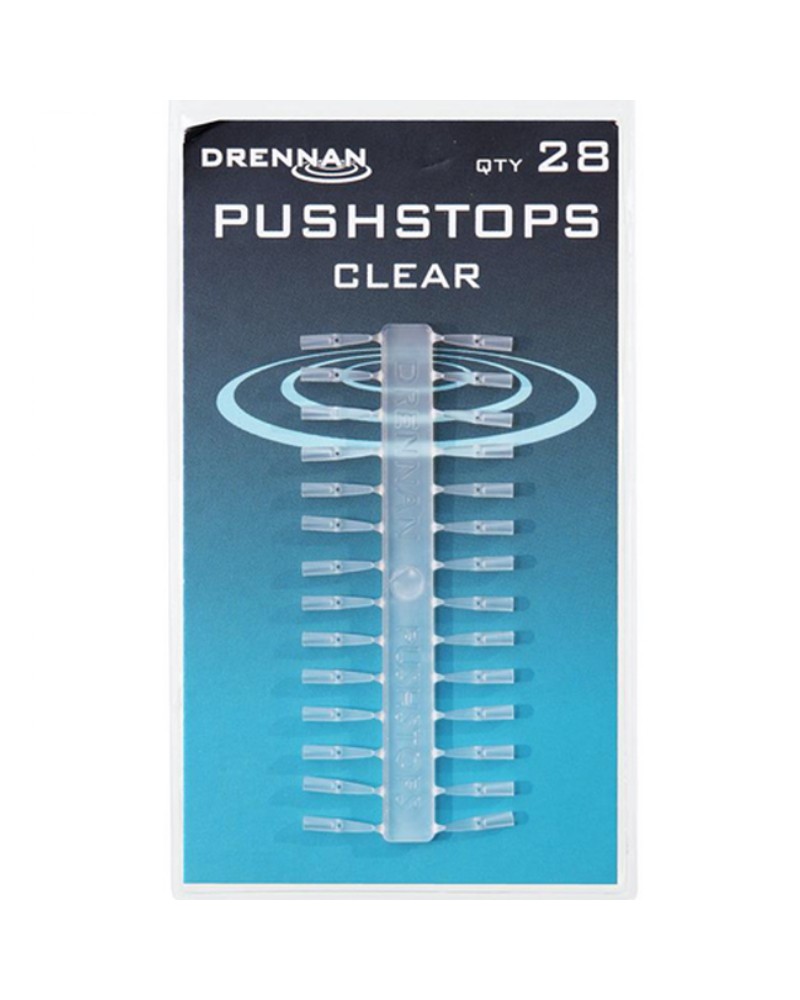 Stopery Drennan Pushstop Clear 28szt. Do Kulek Proteinowych
