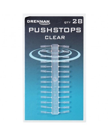 Stopery Drennan Pushstop Clear 28szt. Do Kulek Proteinowych