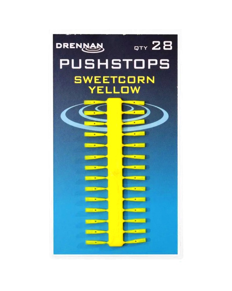 Stopery Drennan Pushstop Sweetcorn Yellow 28szt. Do Kulek I Kukurydzy