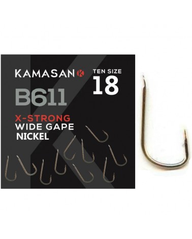 Haczyki Kamasan B611 Barbed roz.18 10szt.