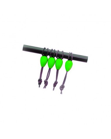 Łączniki Do Gumy Drennan Dacron Connectors Small Green 4szt.