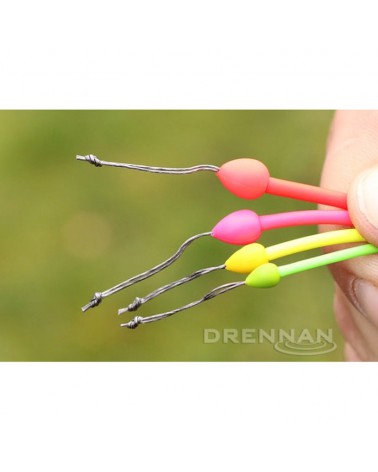 Łączniki Do Gumy Drennan Dacron Connectors Small Green 4szt.