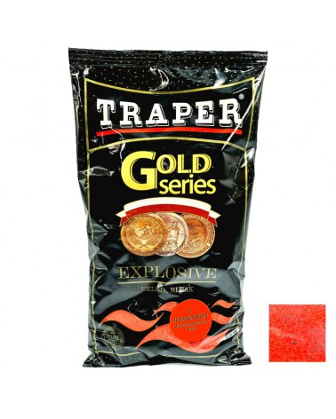 Zanęta Traper Gold Series Explosive Red 1kg