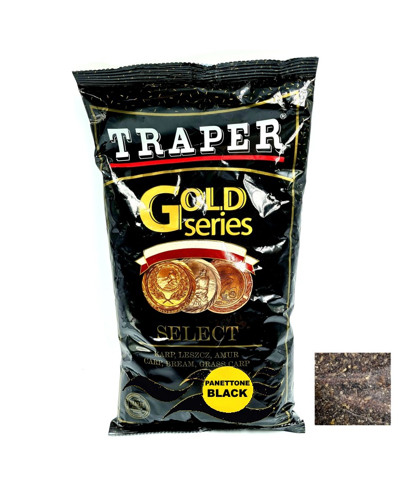 Zanęta Traper Gold Series Select Panettone Black 1kg