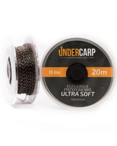 Plecionka Undercarp Przyponowa Ultra Soft 20m 15lbs Brązowa