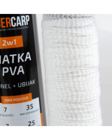 Siatka PVA Undercarp 2w1 25mm+35mm 7m Tunel+Ubijak