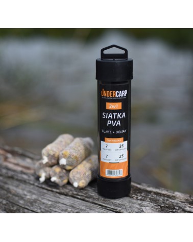 Siatka PVA Undercarp 2w1 25mm+35mm 7m Tunel+Ubijak