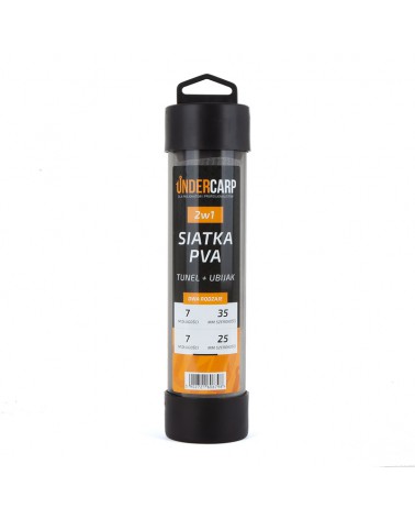 Siatka PVA Undercarp 2w1 25mm+35mm 7m Tunel+Ubijak