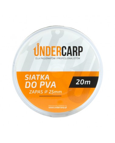 Siatka Rozpuszczalna Undercarp Pva Zapas 25mm 20m