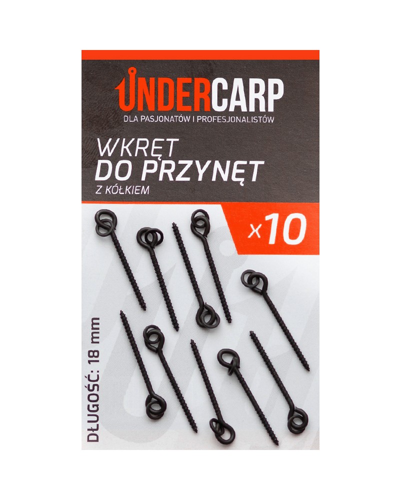 Wkręt Undercarp Do Kulek I Przynęt Z Kółkiem 18mm