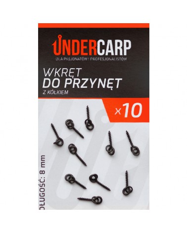 Wkręt Undercarp Do Kulek I Przynęt Z Kółkiem 8mm
