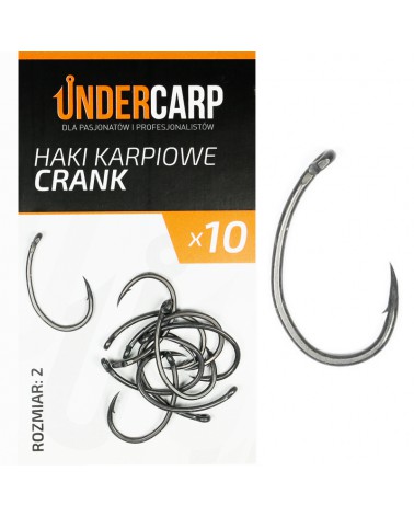 Haki Karpiowe Undercarp Crank 2 Teflonowe PTFE