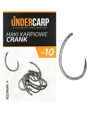 Haki Karpiowe Undercarp Crank 4 Teflonowe PTFE