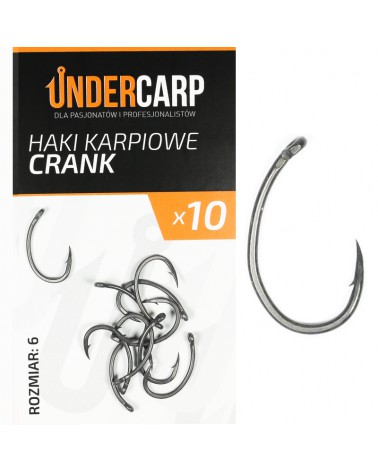 Haki Karpiowe Undercarp Crank 6 Teflonowe PTFE