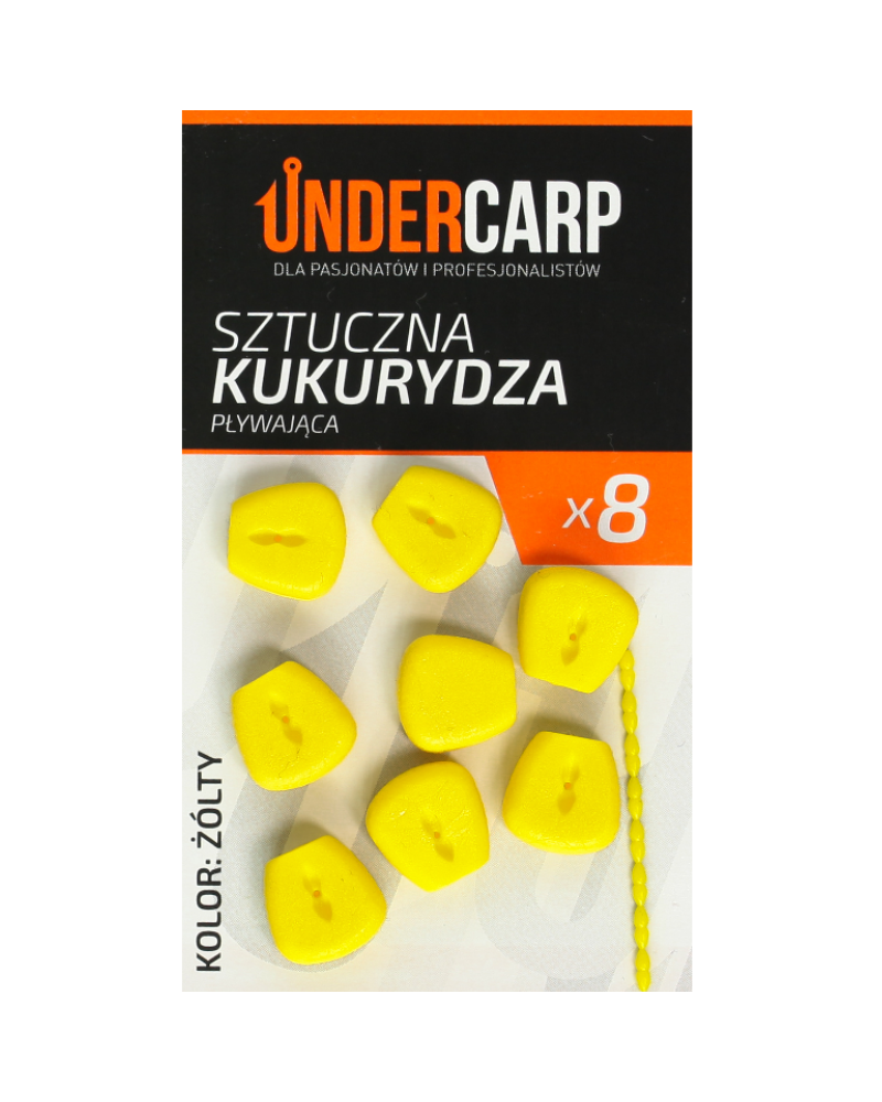 Sztuczna Kukurydza Undercarp Pływająca - Żółta