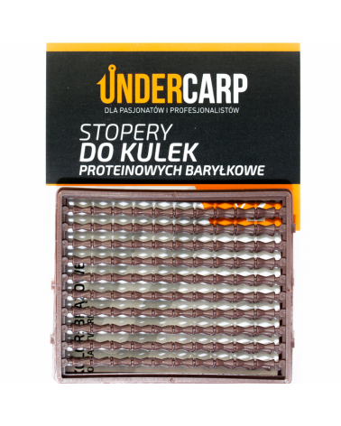 Stopery Undercarp Do Kulek Proteinowych Baryłkowe Twarde - Brązowe