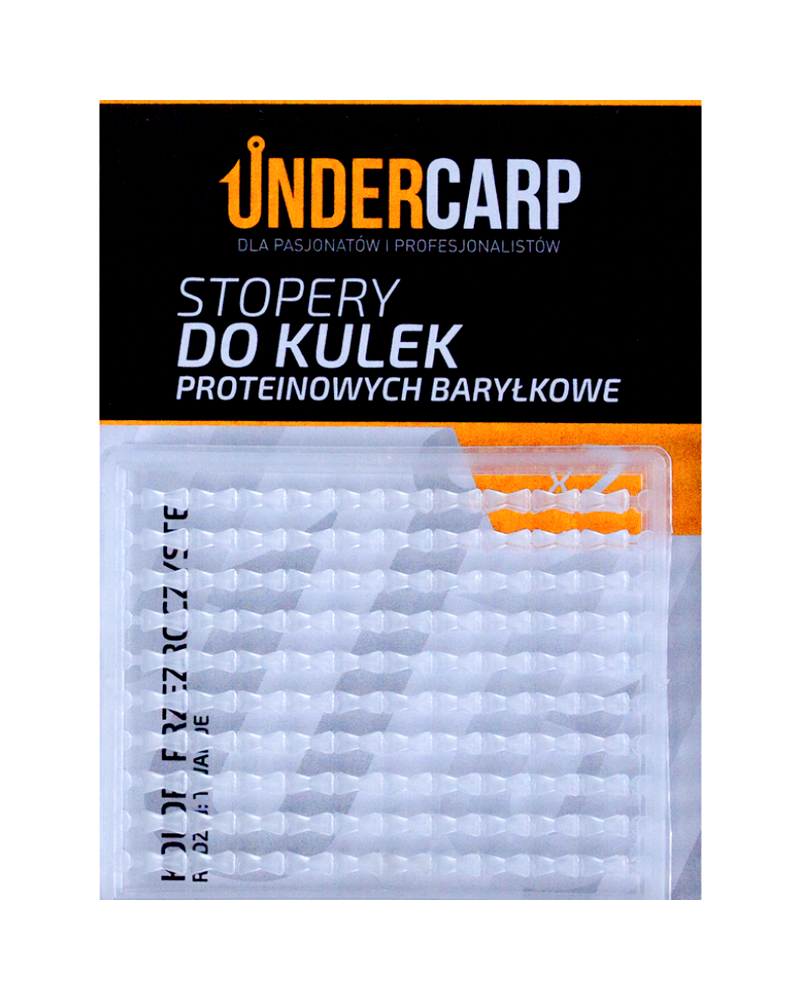 Stopery Undercarp Do Kulek Proteinowych Baryłkowe Twarde - Przezroczyste
