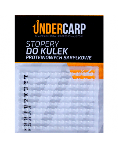Stopery Undercarp Do Kulek Proteinowych Baryłkowe Twarde - Przezroczyste