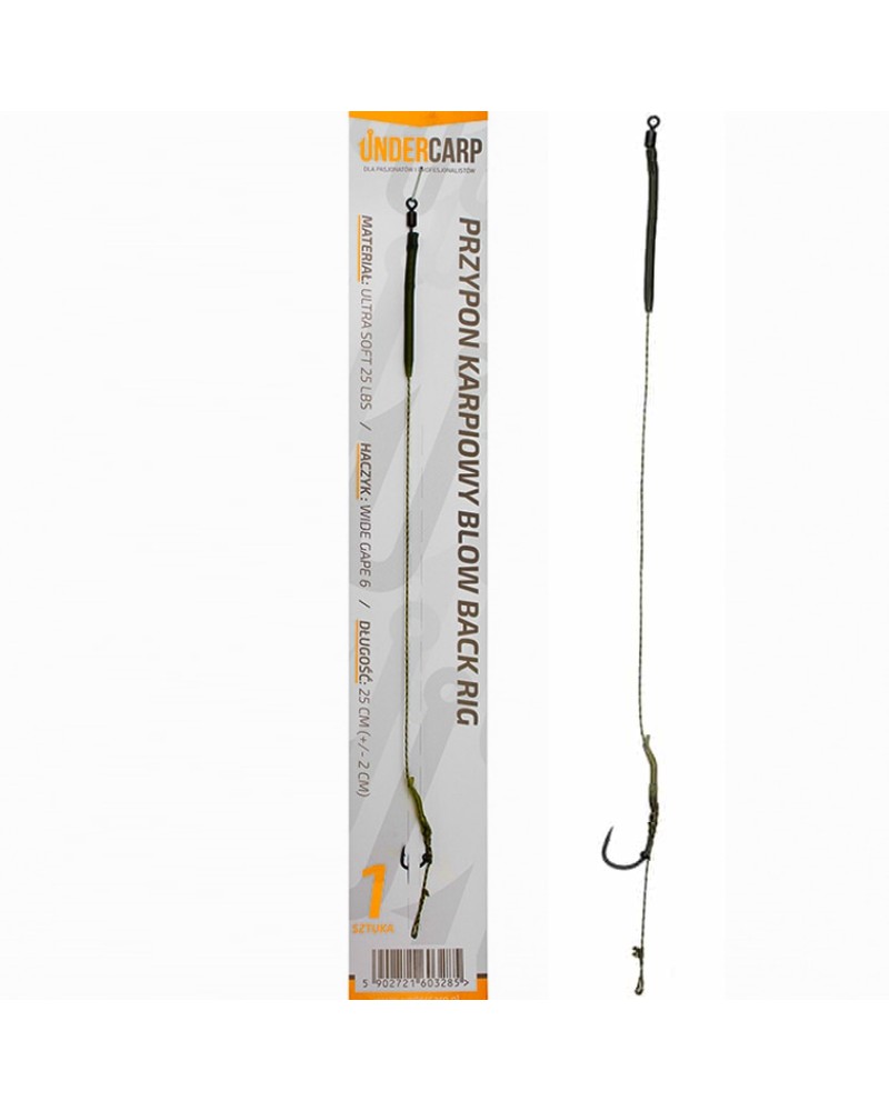 Przypon Karpiowy Undercarp Blow Back Rig 6