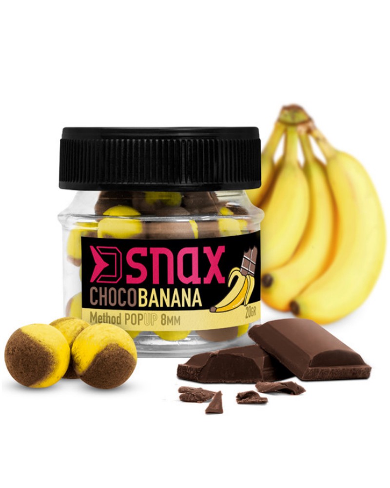 Kulki Delphin D Snax Pop Czekolada-Banan 8mm 20g